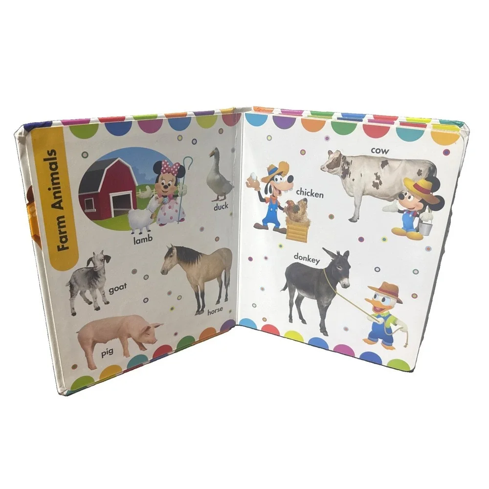 Disney Baby: My First Words by Disney Books (2016, Children's Board Books)